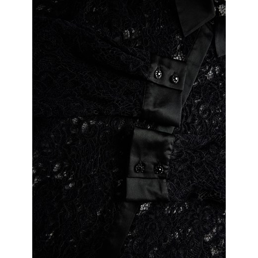 Reserved - Koronkowa koszula - czarny Reserved XS Reserved