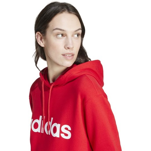 Czerwona bluza damska Adidas z napisami