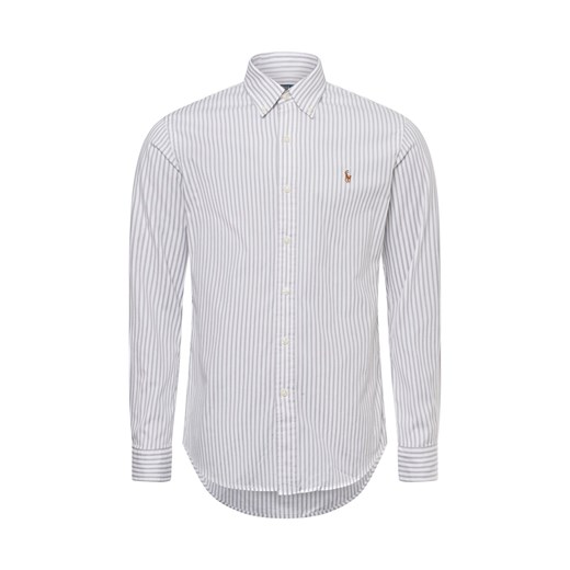Polo Ralph Lauren Koszula męska Mężczyźni Regular Fit Bawełna biały w paski ze sklepu vangraaf w kategorii Koszule męskie - zdjęcie 175923664