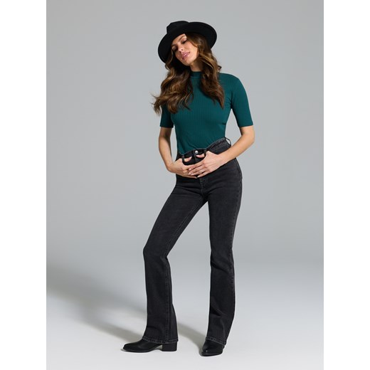 Sinsay - Koszulka z półgolfem - zielony Sinsay L Sinsay