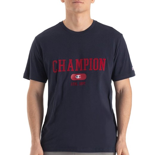Koszulka Champion Crewneck 22043-BS501 - granatowa ze sklepu streetstyle24.pl w kategorii T-shirty męskie - zdjęcie 175926874