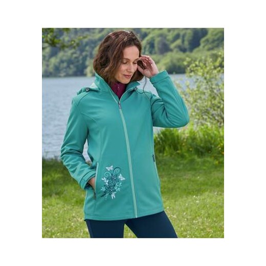 Kurtka softshell z kapturem podszyta polarem ze sklepu Atlas For Men w kategorii Kurtki damskie - zdjęcie 175927930