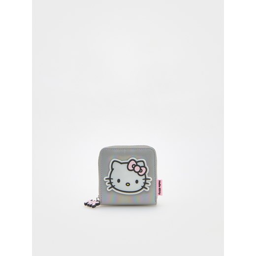 Reserved - Portfel Hello Kitty - jasnoszary ze sklepu Reserved w kategorii Portfele damskie - zdjęcie 175928124