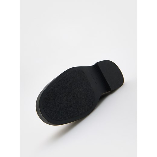 Reserved - Wiązane botki za kostkę - ciemnoszary Reserved 38 Reserved