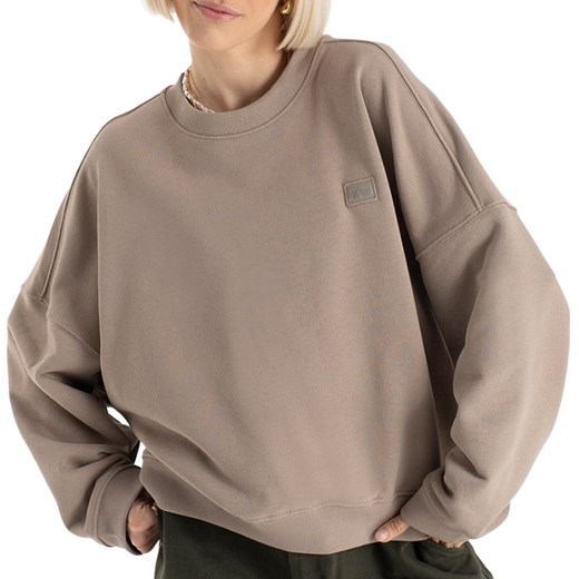 Bluza Alpha Industries Essentials RL Sweater WMN 146030679 - beżowa ze sklepu streetstyle24.pl w kategorii Bluzy damskie - zdjęcie 175929053