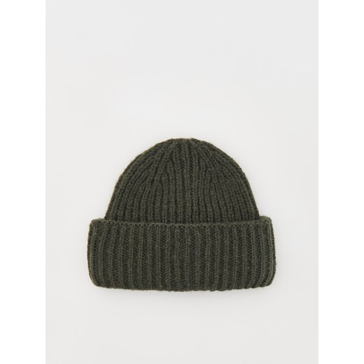 Reserved - Czapka beanie z domieszką wełny - zielony Reserved ONE SIZE Reserved