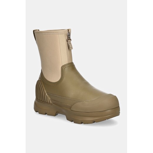 UGG kalosze Neumel X Zip damskie kolor beżowy 1158235-MRDS ze sklepu ANSWEAR.com w kategorii Kalosze damskie - zdjęcie 175932130