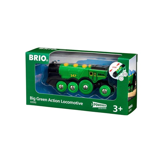 Brio Lokomotywa &quot;Green Gustav&quot; - 3+ ze sklepu Limango Polska w kategorii Zabawki - zdjęcie 175933100
