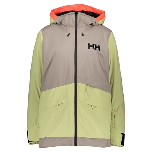 Helly Hansen Kurtka narciarska &quot;Powchaser 2.0&quot; w kolorze beżowo-zielonym ze sklepu Limango Polska w kategorii Kurtki damskie - zdjęcie 175933533