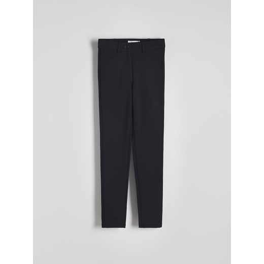 Reserved - Legginsy z dzianiny - czarny Reserved XS Reserved
