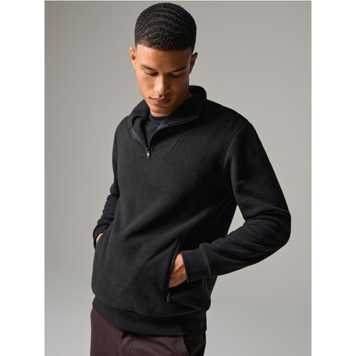 Sinsay - Bluza ze stójką - czarny ze sklepu Sinsay w kategorii Bluzy męskie - zdjęcie 175934790