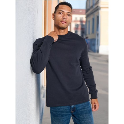 Sinsay - Koszulka z długimi rękawami - szary ze sklepu Sinsay w kategorii T-shirty męskie - zdjęcie 175934830