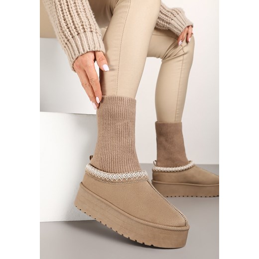 Śniegowce damskie Born2be zimowe casual 