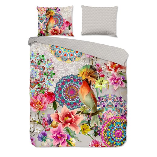 Hip Komplet pościeli satynowej "Bindi" w kolorze szarym ze wzorem Hip 135x200 cm promocja Limango Polska