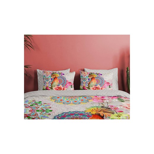 Hip Komplet pościeli satynowej "Bindi" w kolorze szarym ze wzorem Hip 135x200 cm wyprzedaż Limango Polska