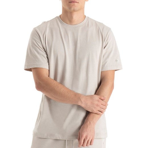 Koszulka Champion Eco Future 220425-ES057 - beżowa ze sklepu streetstyle24.pl w kategorii T-shirty męskie - zdjęcie 175942164