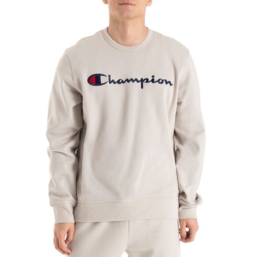 Bluza Champion Crewneck Icons 220254-ES057 - beżowa ze sklepu streetstyle24.pl w kategorii Bluzy męskie - zdjęcie 175942172