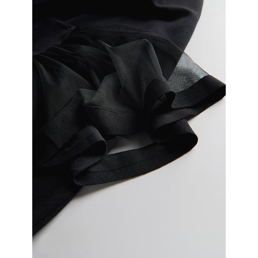 Sukienka Reserved rozkloszowana z okrągłym dekoltem mini 