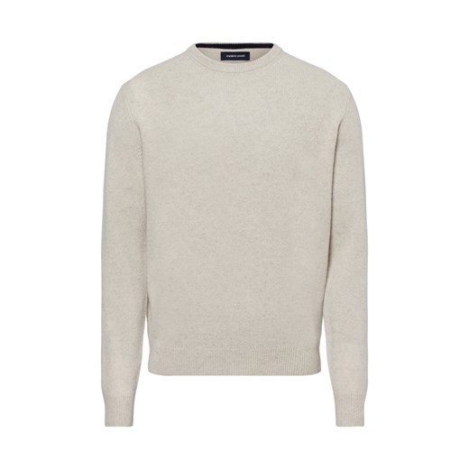 Nils Sundström Sweter męski Mężczyźni drobna dzianina piaskowy marmurkowy Nils Sundström XXXL vangraaf