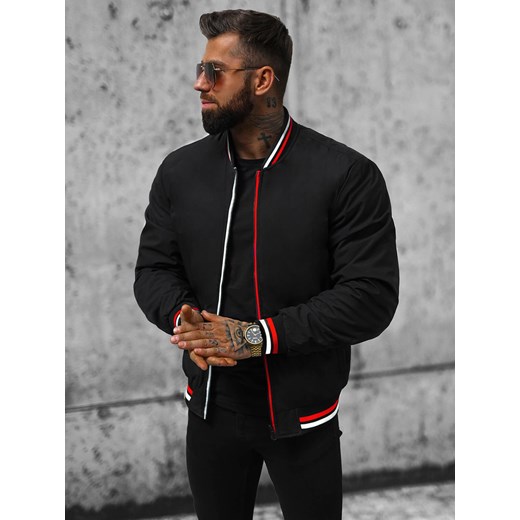 Kurtka męska czarna OZONEE JS/84M3001/392 Ozonee XXL ozonee.pl
