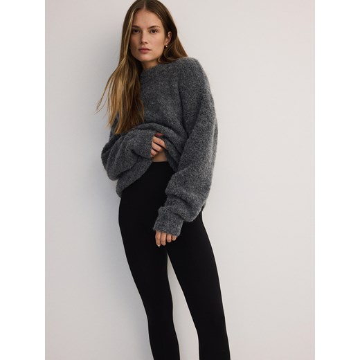 Reserved - Legginsy z wiskozą - czarny Reserved XXL Reserved