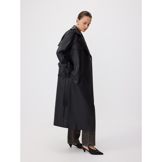 Reserved - Czółenka z marszczeniem - czarny Reserved 36 Reserved