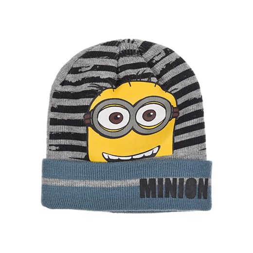 Minions Czapka &quot;Minionki&quot; w kolorze czarno-żółto-szarym ze sklepu Limango Polska w kategorii Czapki dziecięce - zdjęcie 175956583