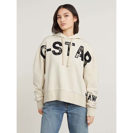 G-Star Bluza w kolorze kremowo-czarnym ze sklepu Limango Polska w kategorii Bluzy damskie - zdjęcie 175956591