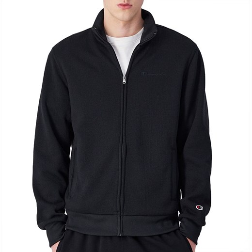 Bluza Champion Tonal C Logo Full Zip Knitted 220284-KK001 - czarna ze sklepu streetstyle24.pl w kategorii Bluzy męskie - zdjęcie 175959252