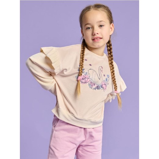 Sinsay - Bluza - beżowy ze sklepu Sinsay w kategorii Bluzy dziewczęce - zdjęcie 175962533