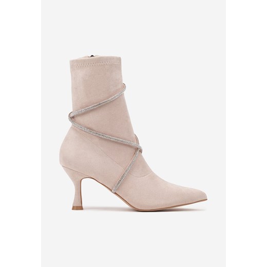 Botki Renee na zamek na szpilce 