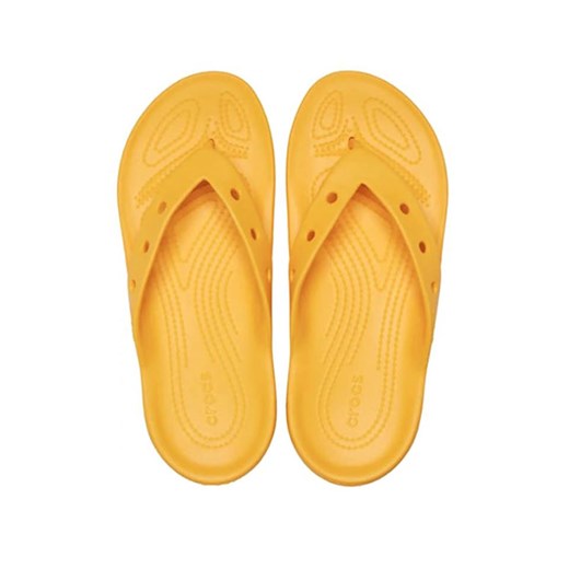 Klapki damskie Crocs z gumy casualowe na płaskiej podeszwie bez zapięcia 
