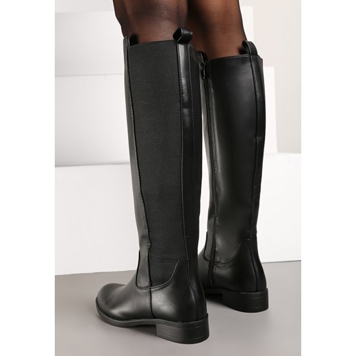 Czarne Klasyczne Kozaki Oficerki Batizia 37 born2be.pl