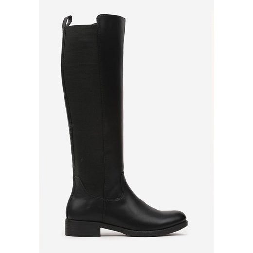 Czarne Klasyczne Kozaki Oficerki Batizia 41 born2be.pl