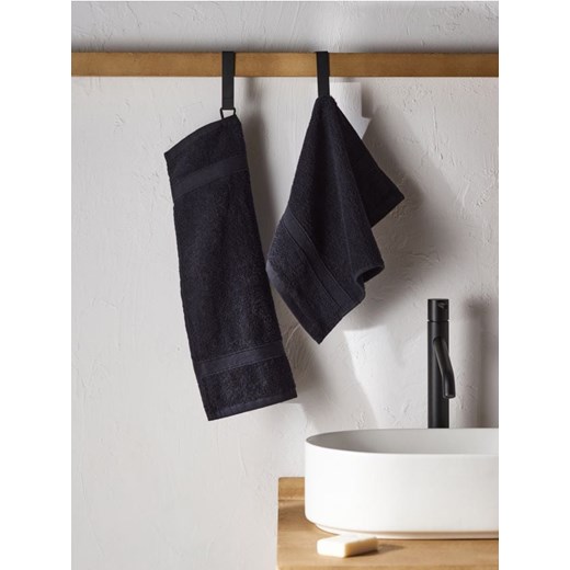 Sinsay - Ręcznik 2 pack - czarny ze sklepu Sinsay w kategorii Ręczniki - zdjęcie 175975330