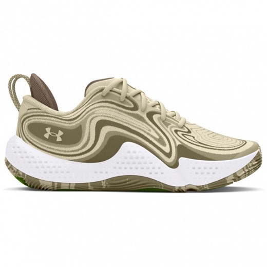 Buty do koszykówki uniseks Under Armour UA Spawn 6 Camo - beżowe ze sklepu Sportstylestory.com w kategorii Buty sportowe męskie - zdjęcie 175976844