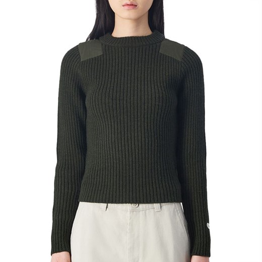 Bluza Champion Crewneck Sweater 117495-GS508 - zielona ze sklepu streetstyle24.pl w kategorii Bluzy damskie - zdjęcie 175979074