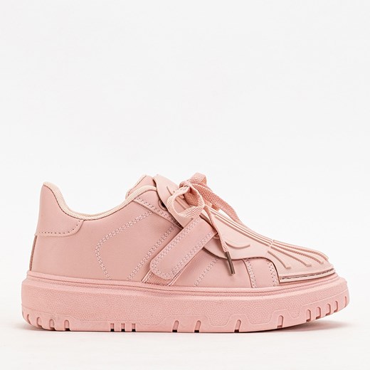 Royalfashion Różowe sportowe sneakersy damskie Sumikoa ze sklepu royalfashion.pl w kategorii Buty sportowe damskie - zdjęcie 176005193