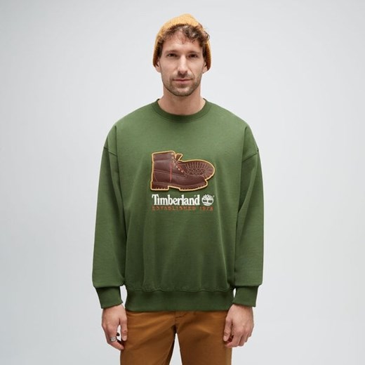 TIMBERLAND BLUZA NEW BOX FIT BADGE CREW NECK ze sklepu Timberland w kategorii Bluzy męskie - zdjęcie 176005763