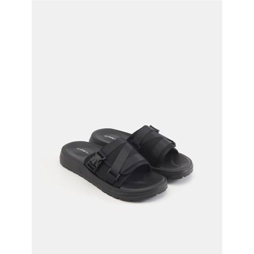 Sinsay - Klapki - czarny ze sklepu Sinsay w kategorii Klapki męskie - zdjęcie 176007132