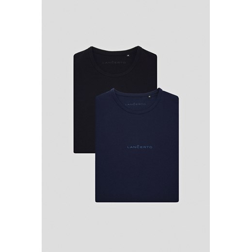 Zestaw 2 Koszulek z Bawełną Steph ze sklepu Lancerto S.A. w kategorii T-shirty męskie - zdjęcie 176008872