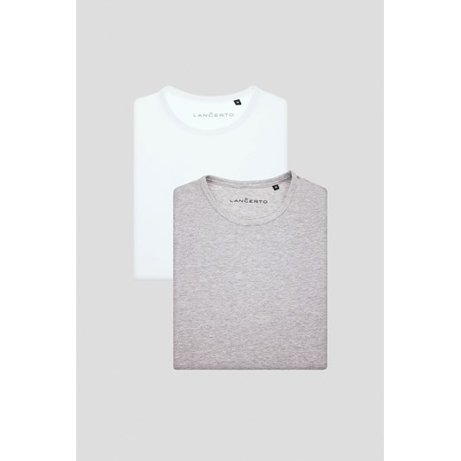 Zestaw 2 Koszulek z Bawełną Zane ze sklepu Lancerto S.A. w kategorii T-shirty męskie - zdjęcie 176008881