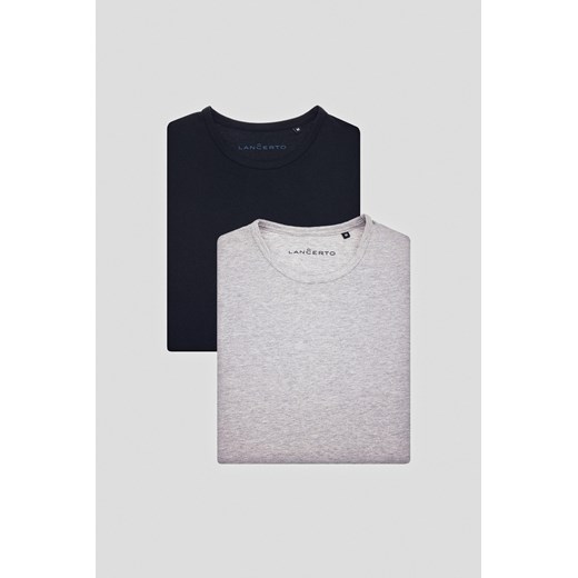 Zestaw 2 Koszulek z Bawełną Zane ze sklepu Lancerto S.A. w kategorii T-shirty męskie - zdjęcie 176008884