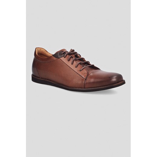 Buty Gordon Brązowe ze sklepu Lancerto S.A. w kategorii Buty męskie - zdjęcie 176008954
