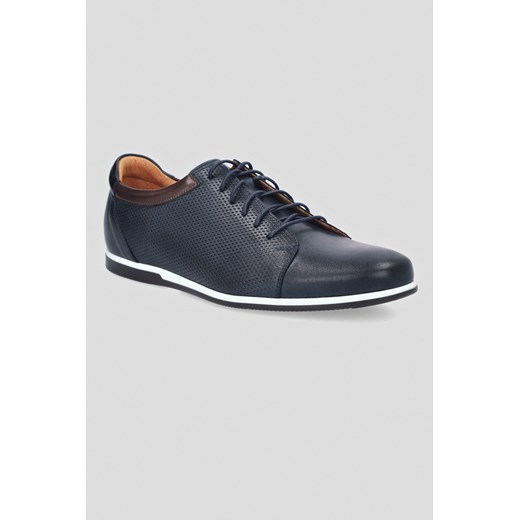Buty Grand Granatowe ze sklepu Lancerto S.A. w kategorii Półbuty męskie - zdjęcie 176008992
