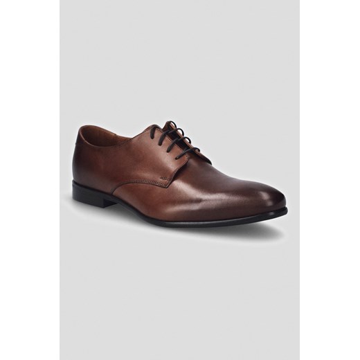 Buty Derby Dover Brązowe ze sklepu Lancerto S.A. w kategorii Buty eleganckie męskie - zdjęcie 176009003
