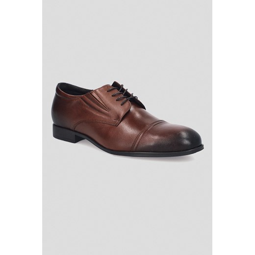 Buty Derby Darton Brązowe ze sklepu Lancerto S.A. w kategorii Buty eleganckie męskie - zdjęcie 176009013