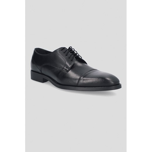 Buty Derby Trapani Czarne ze sklepu Lancerto S.A. w kategorii Buty eleganckie męskie - zdjęcie 176009023