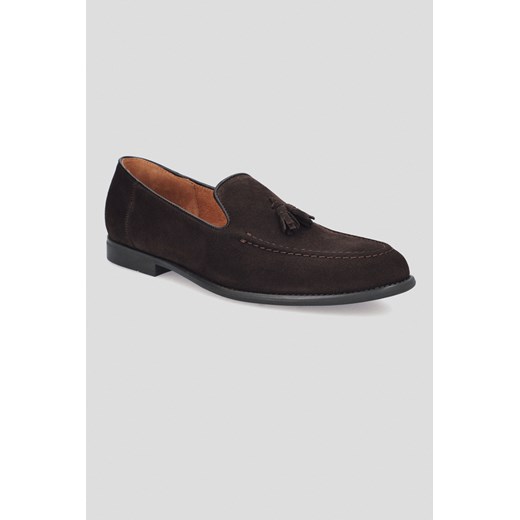 Buty Loafersy Dorine Brązowe ze sklepu Lancerto S.A. w kategorii Buty eleganckie męskie - zdjęcie 176009024