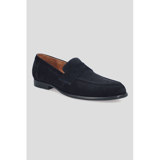Buty Loafersy Huron Granat ze sklepu Lancerto S.A. w kategorii Buty eleganckie męskie - zdjęcie 176009031